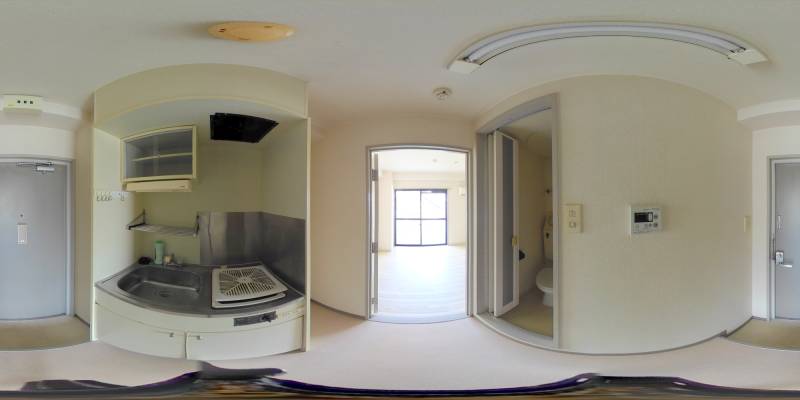 パノラマ画像キッチン