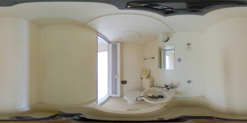 パノラマ画像バスルーム