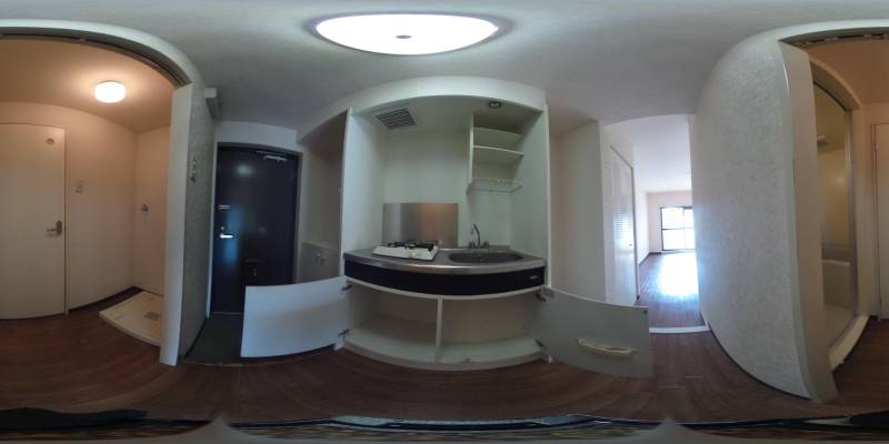 パノラマ画像キッチン