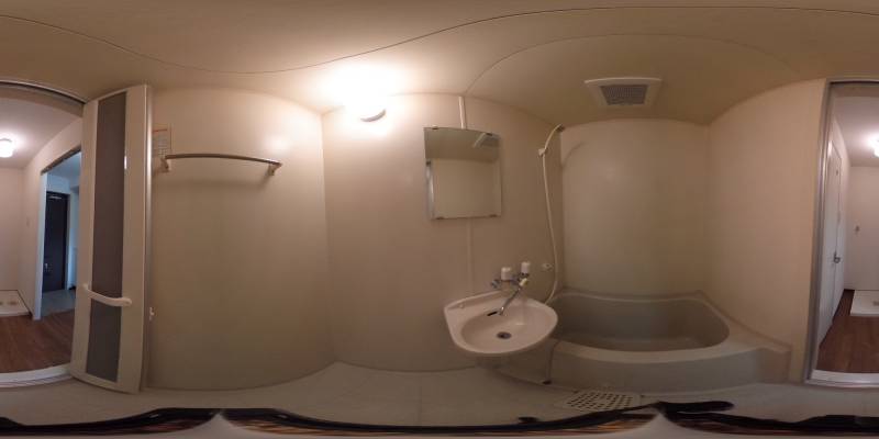 パノラマ画像バスルーム