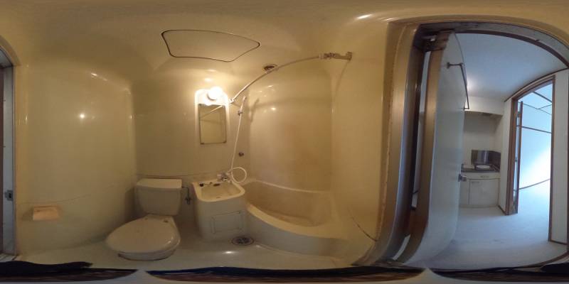 パノラマ画像バスルーム