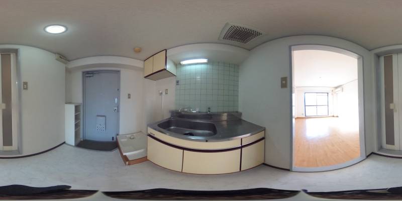 パノラマ画像キッチン