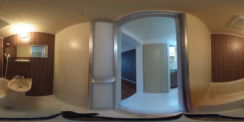 パノラマ画像バスルーム