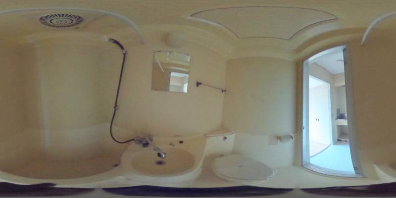 パノラマ画像バスルーム