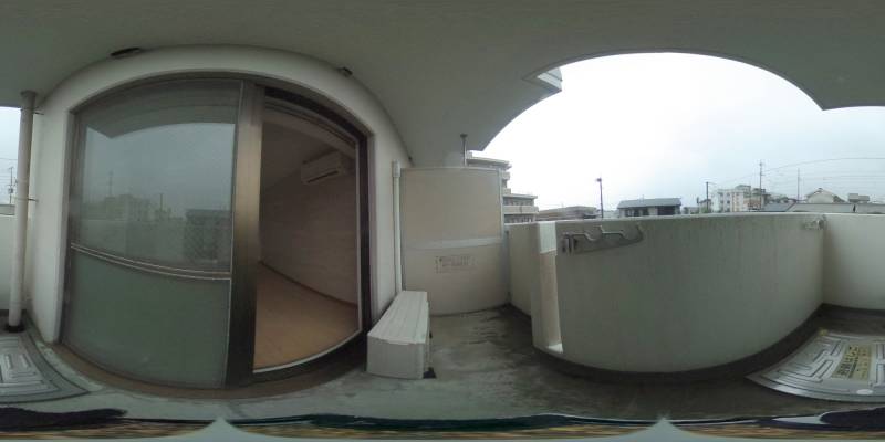 パノラマ画像バルコニー