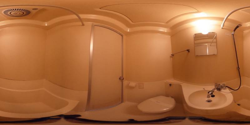 パノラマ画像バスルーム