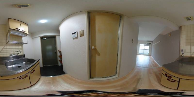 パノラマ画像キッチン