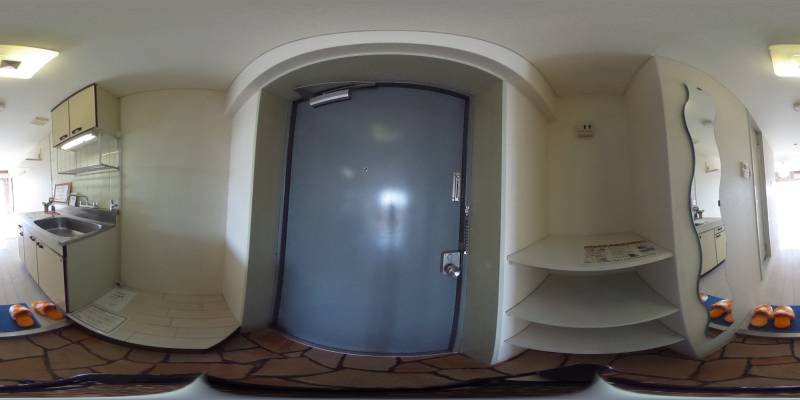 パノラマ画像玄関