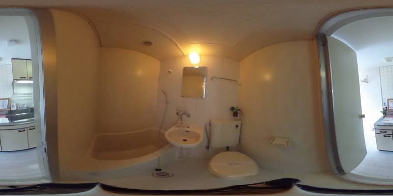 パノラマ画像バスルーム