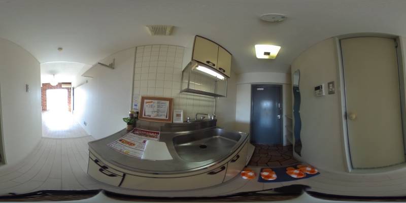 パノラマ画像キッチン