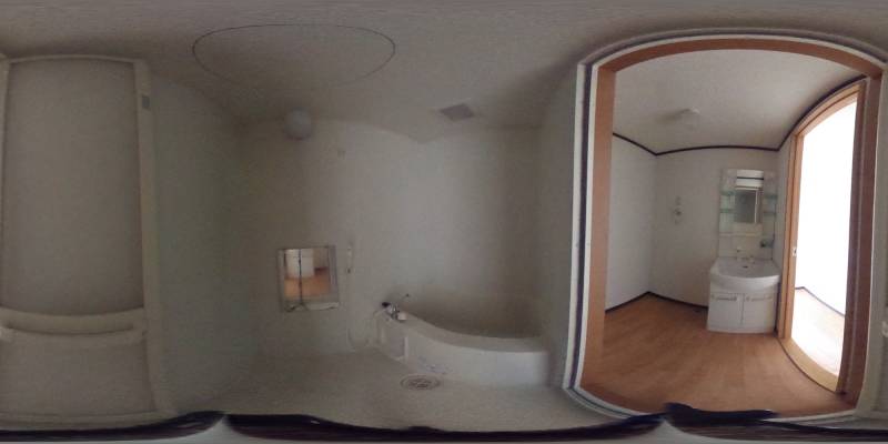 パノラマ画像バスルーム