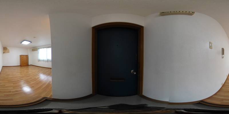 パノラマ画像玄関