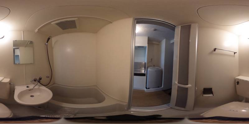 パノラマ画像バスルーム