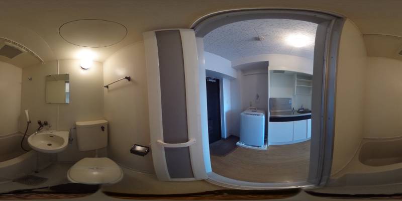 パノラマ画像バスルーム