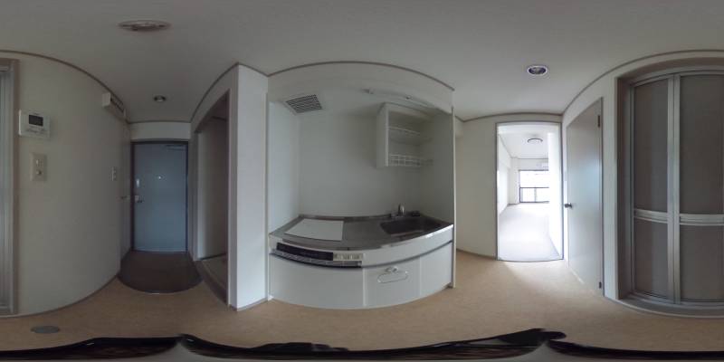 パノラマ画像キッチン