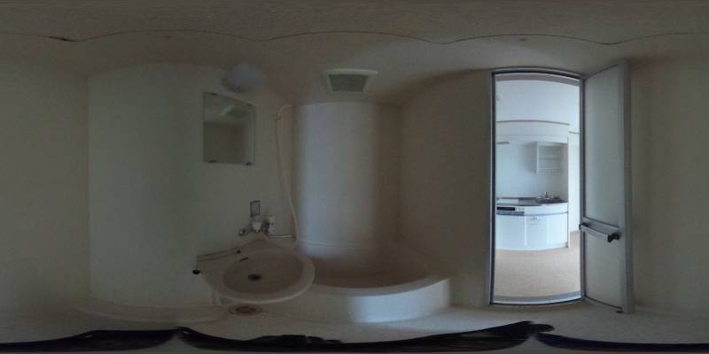 パノラマ画像バスルーム