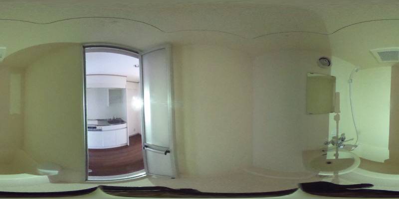 パノラマ画像バスルーム