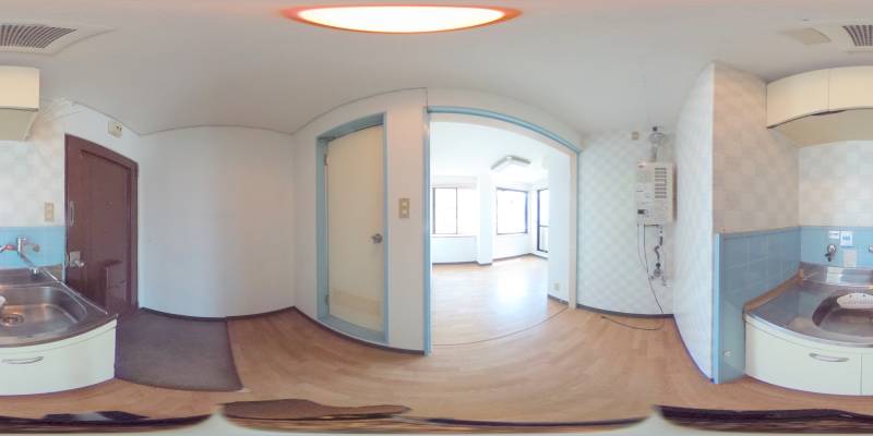 パノラマ画像キッチン