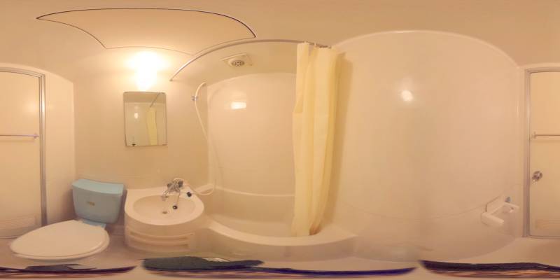 パノラマ画像バスルーム