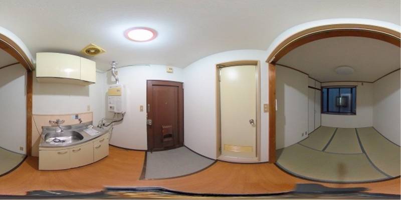 パノラマ画像キッチン