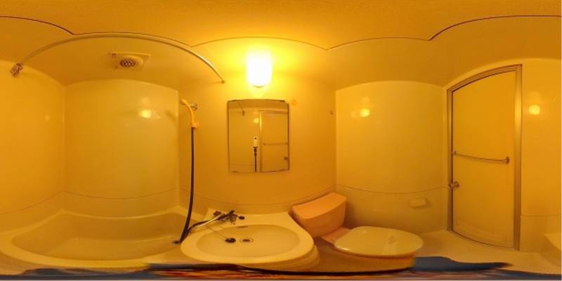 パノラマ画像バスルーム