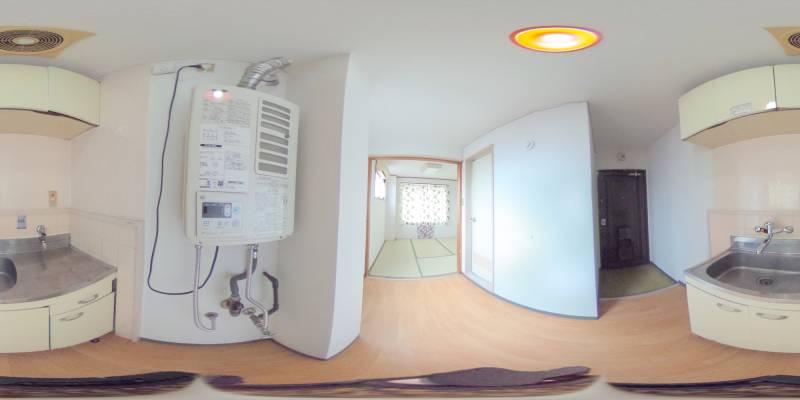 パノラマ画像キッチン