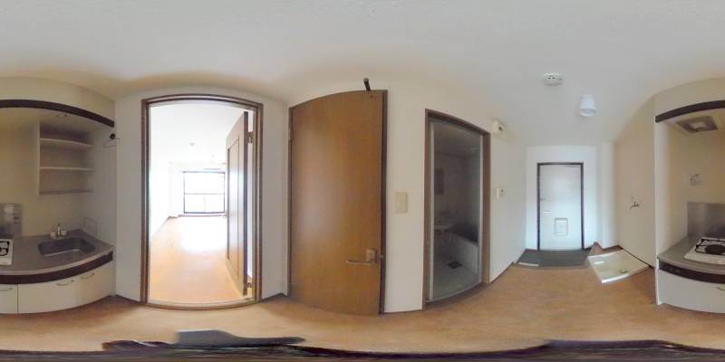 パノラマ画像キッチン