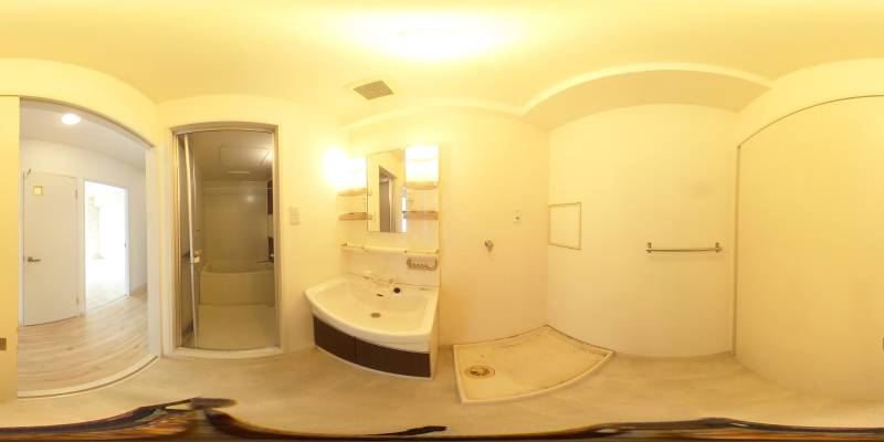 パノラマ画像洗面所