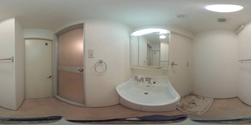 パノラマ画像洗面所