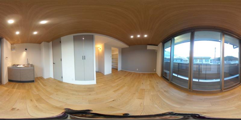 パノラマ画像洋室