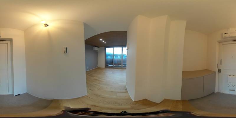 パノラマ画像玄関