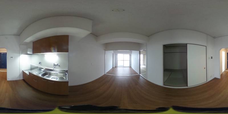 パノラマ画像キッチン