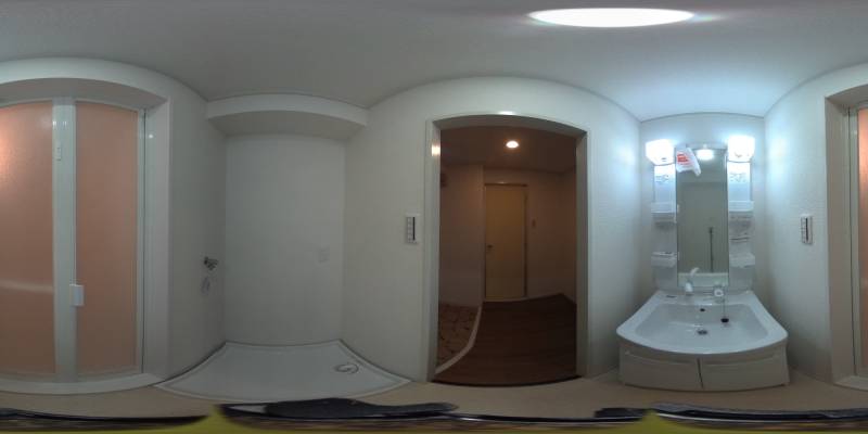 パノラマ画像洗面所