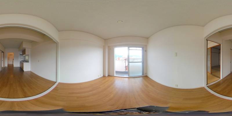 パノラマ画像リビング