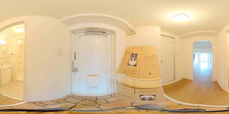 パノラマ画像玄関