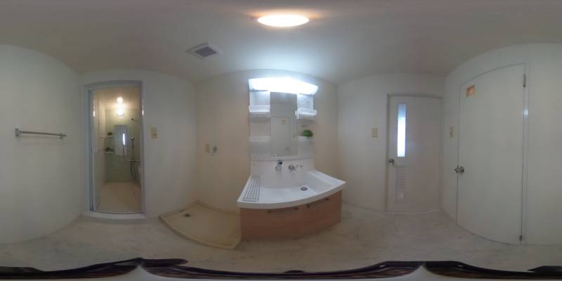 パノラマ画像洗面所