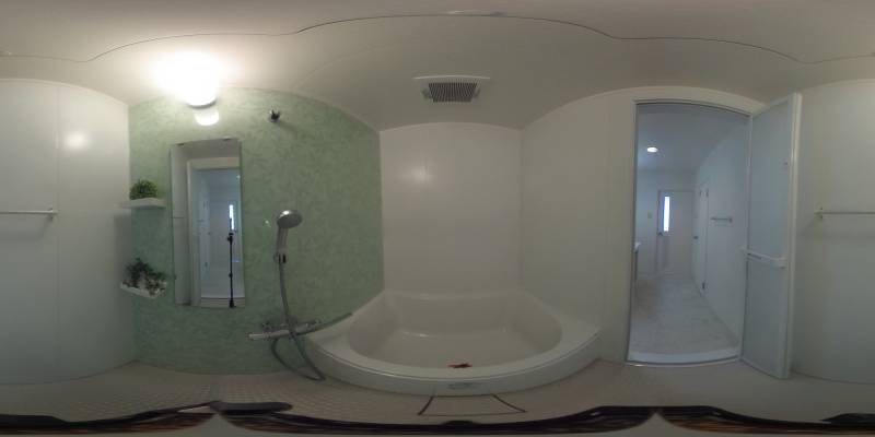 パノラマ画像バスルーム