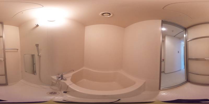 パノラマ画像バスルーム