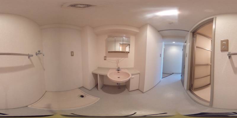 パノラマ画像洗面所