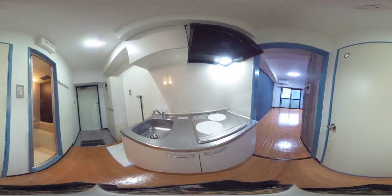 パノラマ画像キッチン