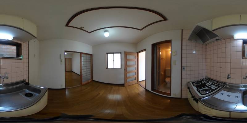 パノラマ画像キッチン