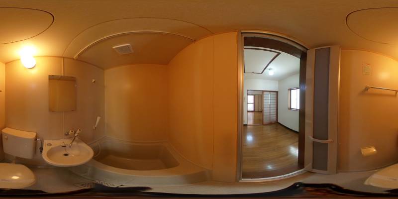 パノラマ画像バスルーム