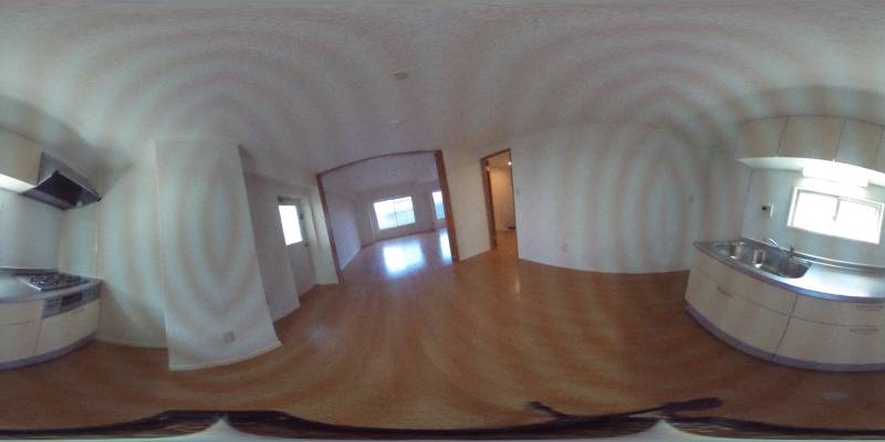 パノラマ画像キッチン