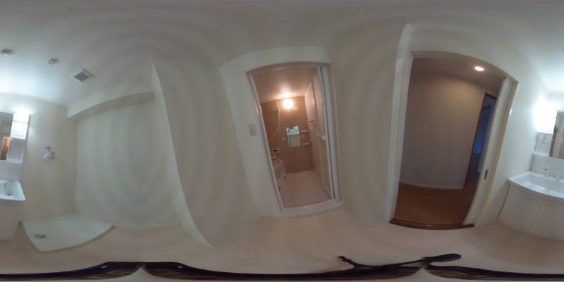 パノラマ画像洗面所