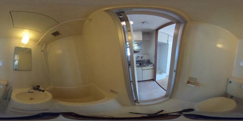 パノラマ画像バスルーム