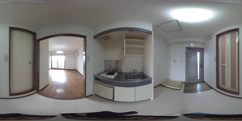 パノラマ画像キッチン