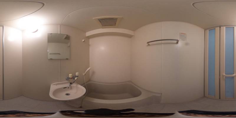 パノラマ画像バスルーム