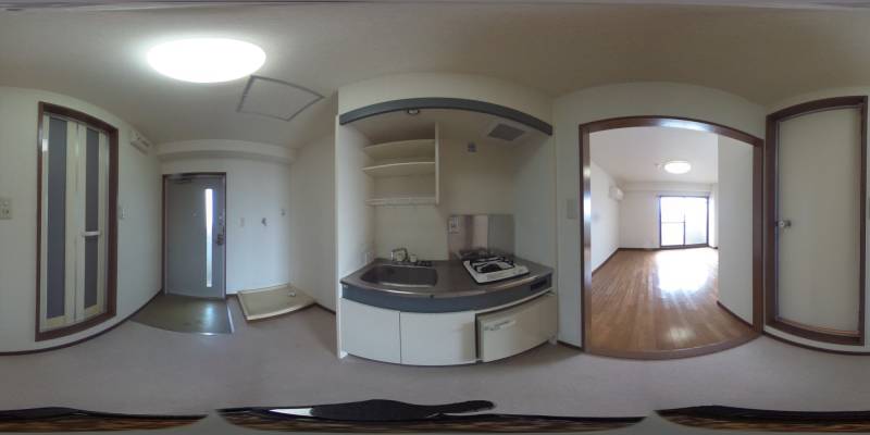 パノラマ画像キッチン
