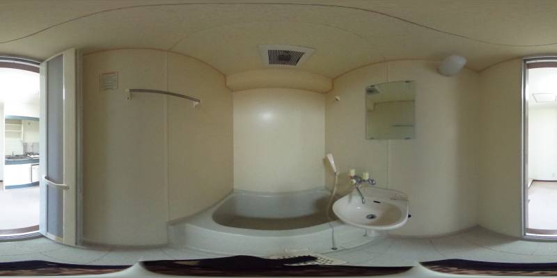 パノラマ画像バスルーム