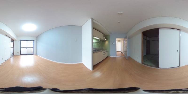 パノラマ画像キッチン